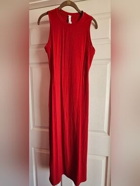 lululemon athletica Vibrant Red Sleeveless Maxi Dress